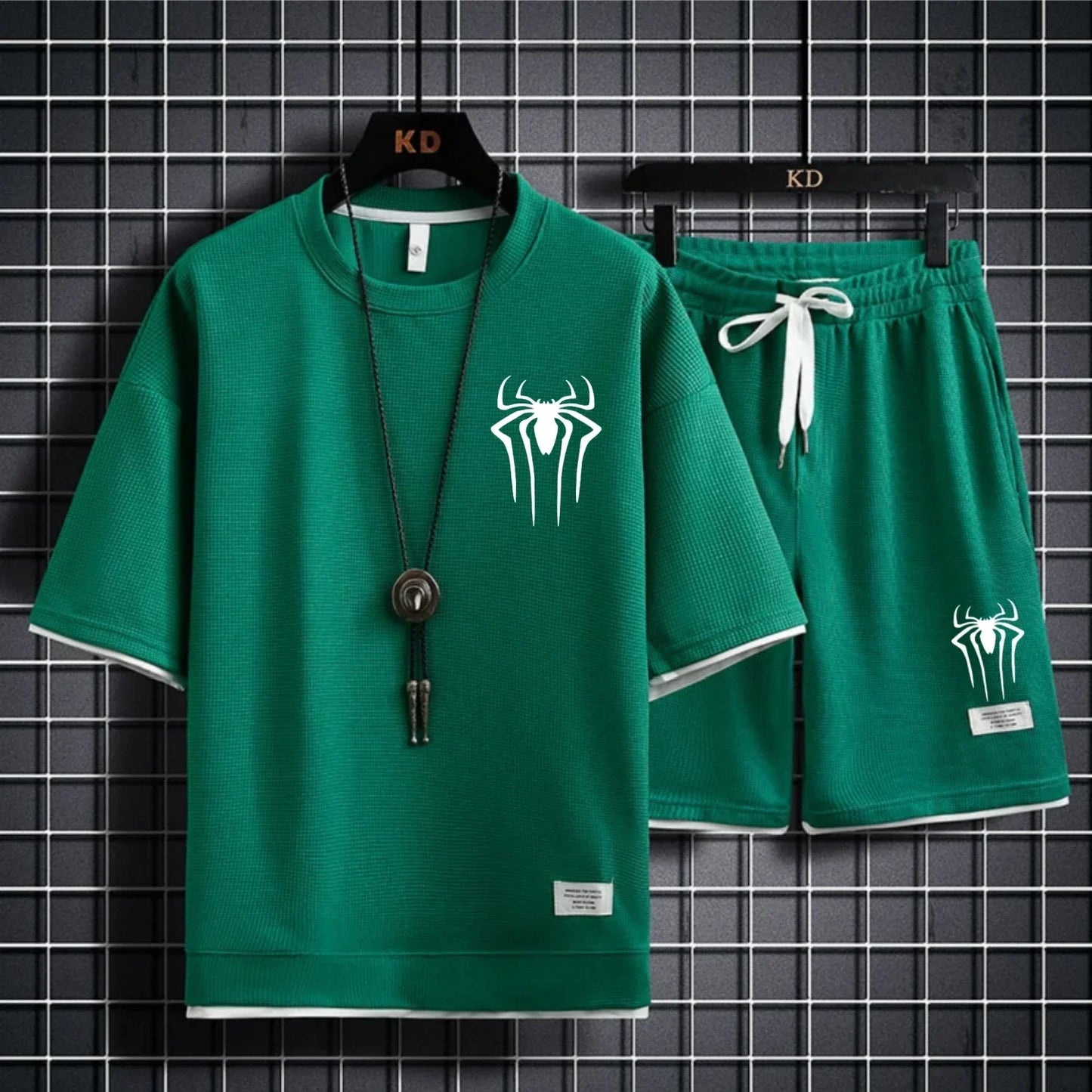 Men's 2-Piece Summer Sportswear Set - Shorts & Sweatshirt