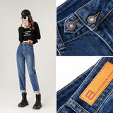 Loose Slimming Radish Irregular Cropped High Waist