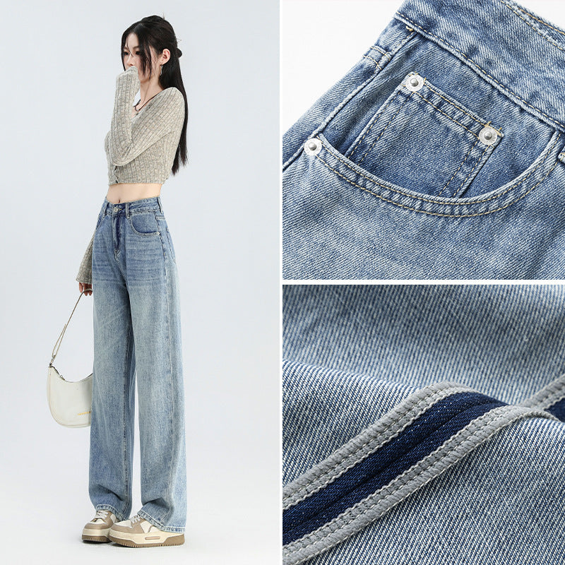 Turkish High-quality Narrow Wide-leg Jeans