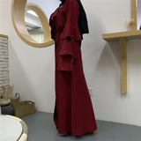 Women's Solid Color Cardigan Robe