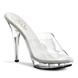 Transparent Ladies' Sandals Crystal High Heel