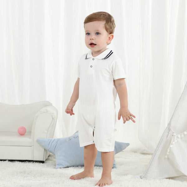 Baby clothes solid color romper