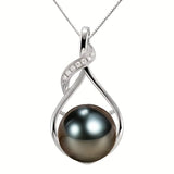 Tahiti Black Pearl Necklace Gift