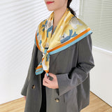 Fashion Silk Scarves Female Printing Hijab