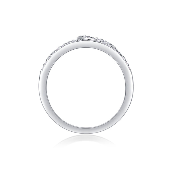 Crown Diamond Ring Luxury And Stylish Moissanite Silver Ring