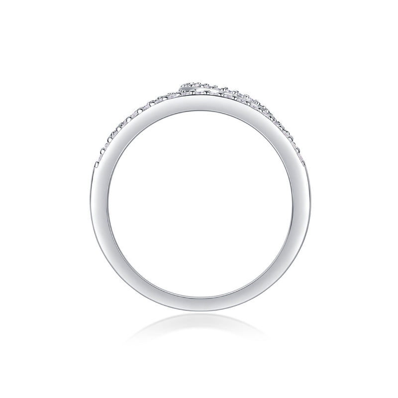 Crown Diamond Ring Luxury And Stylish Moissanite Silver Ring