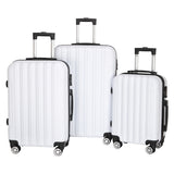 Vertical Pattern Three-in-one Trolley Case With Handle And Universal Wheels