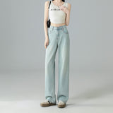 Mint Mambo Green Wide Leg Soft Jeans