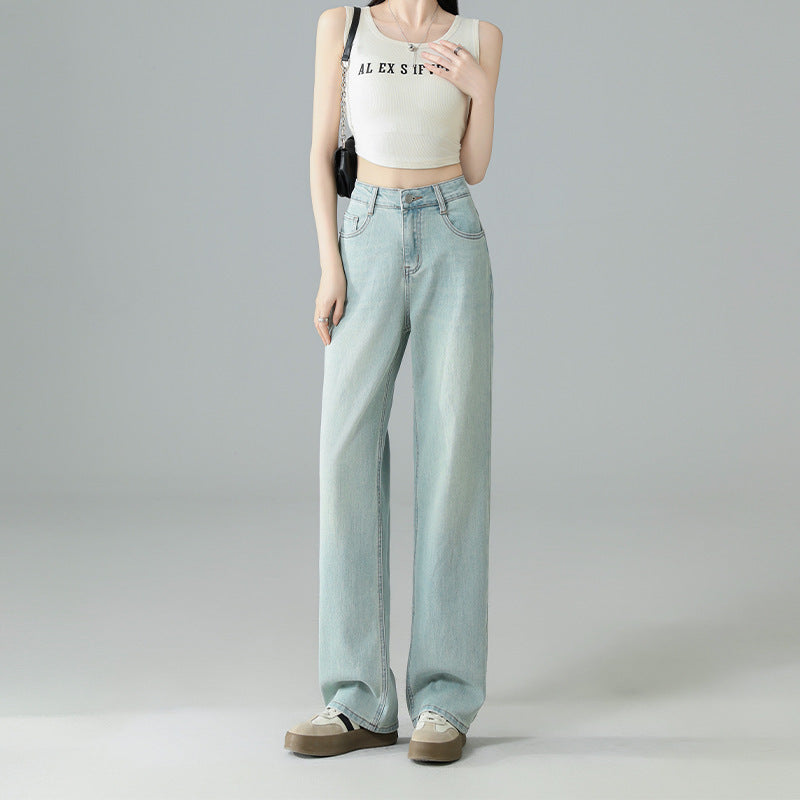 Mint Mambo Green Wide Leg Soft Jeans