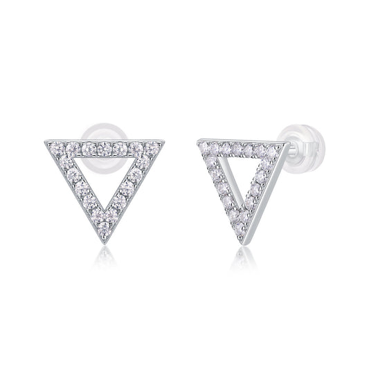 Unique Diamond Set With Moissanite Silver Earrings Luxury Fashion Diamond Earrings Stud Earrings