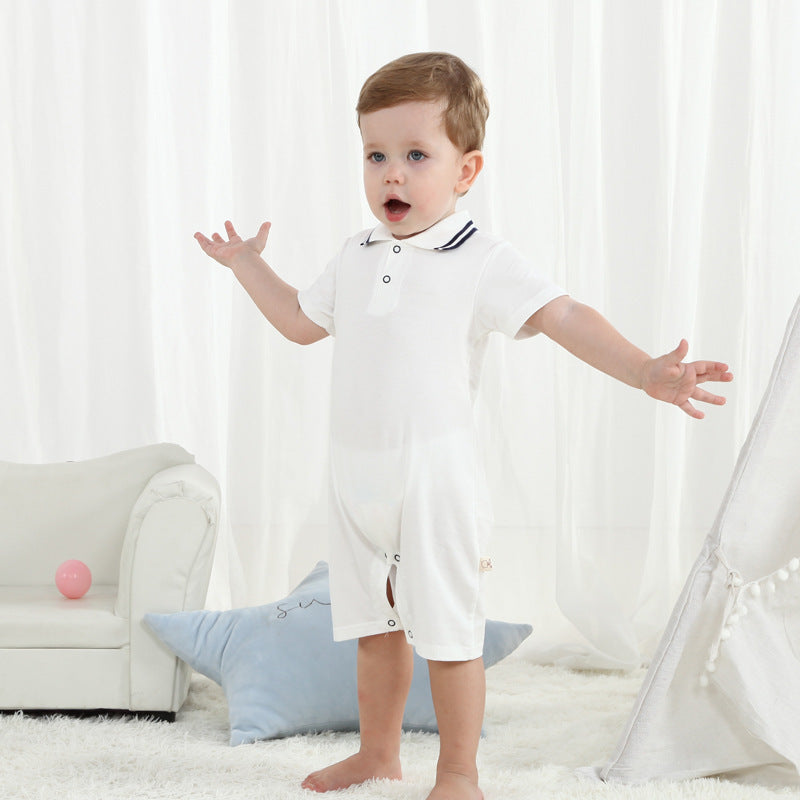 Baby clothes solid color romper