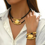 Elegant Black And Silver Jewelry Set -  A Modern Twist On Classic Style