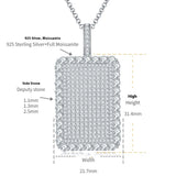 European And American Hip Hop Style Full Diamond Necklace