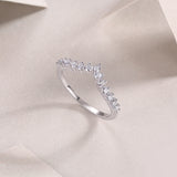 Crown Diamond Ring Luxury And Stylish Moissanite Silver Ring