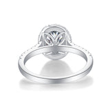 Audrey Large Diamond Ring Luxury Fashion Set Moissanite Silver Ring