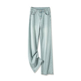 Mint Mambo Green Wide Leg Soft Jeans