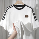 Men's Summer Clothes American Printed Cotton Half Sleeve