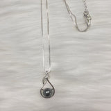 Tahiti Black Pearl Necklace Gift