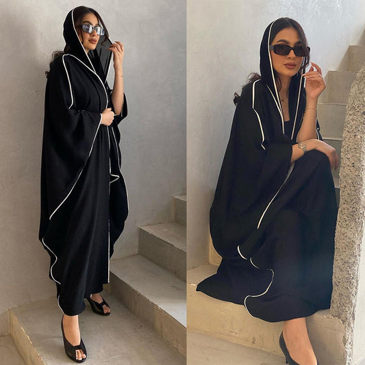 Middle East Muslim Robe Fashion Stripes