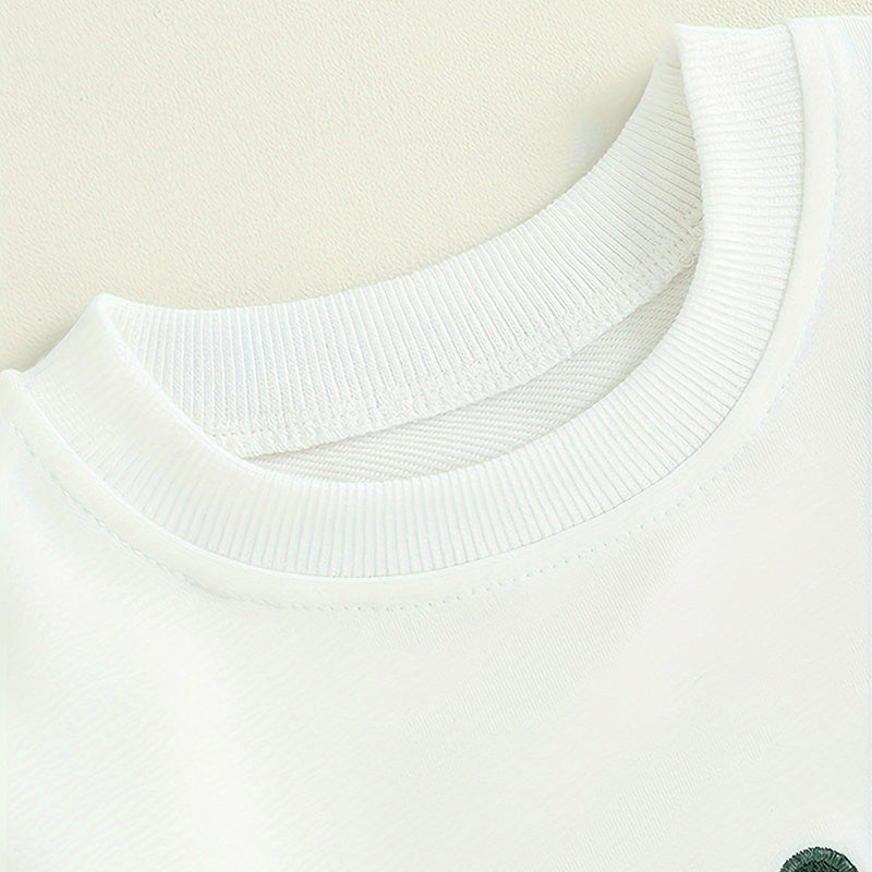 Toddler Baby Boy Clothes 'Mama's Boy' Print Long Sleeve Sweatshirt Tops Trousers Set Casual Cute Outfit