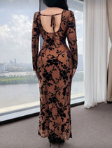 Elara Lace-Up Off-Shoulder Cutout Dress – Elegant, Versatile Party Style for Day or Night