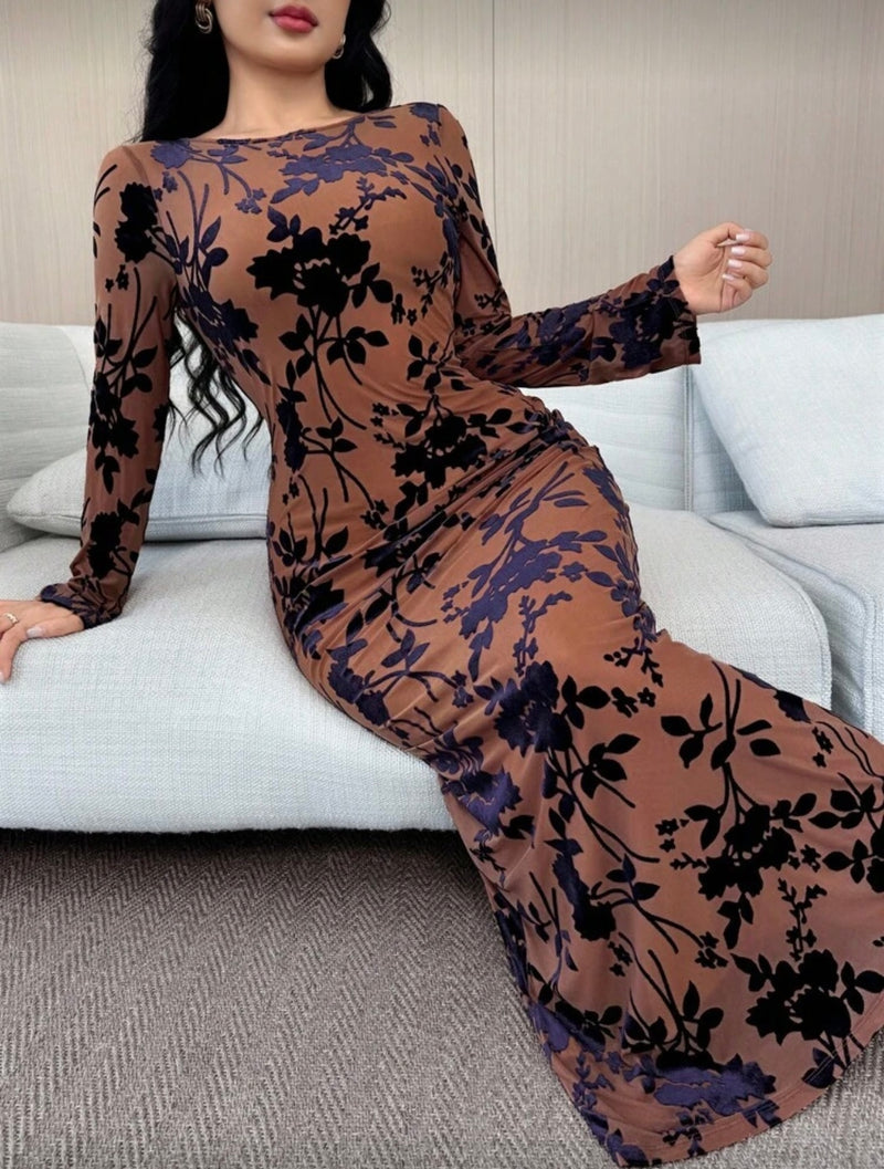 Elara Lace-Up Off-Shoulder Cutout Dress – Elegant, Versatile Party Style for Day or Night