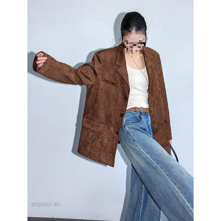 Autumn New Loose Thin Looking Suit Top