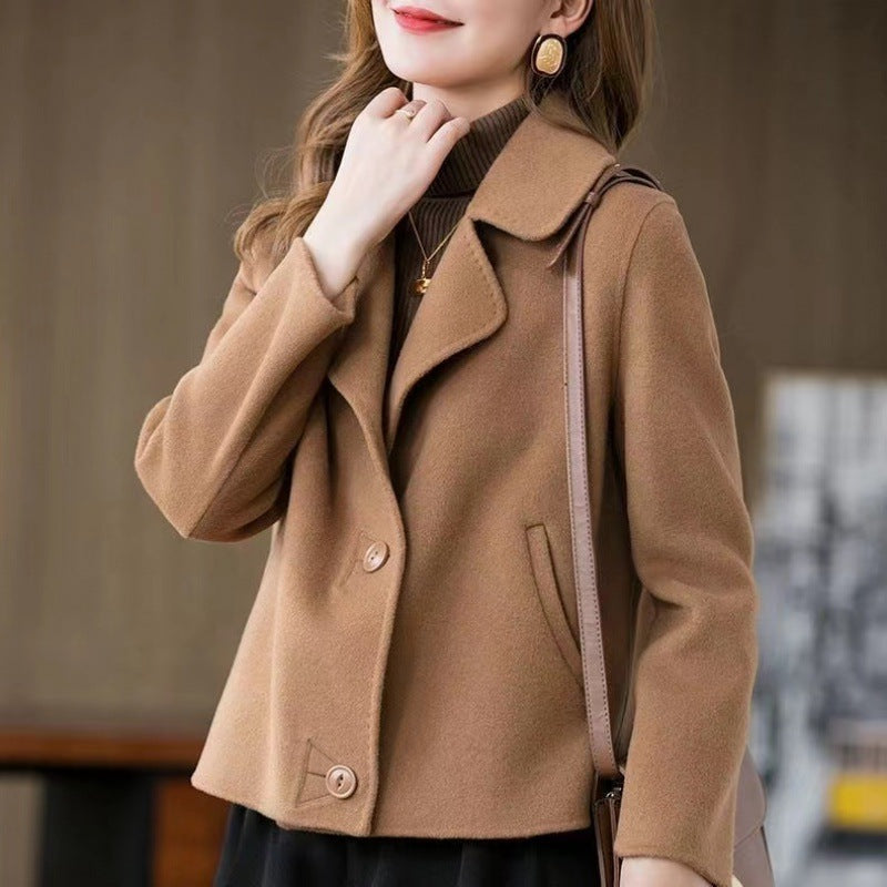 Fashion Personality Female Short Woolen Coat