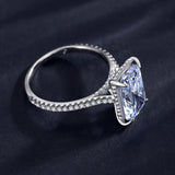 S925 Sterling Silver Simulation Diamond Ring