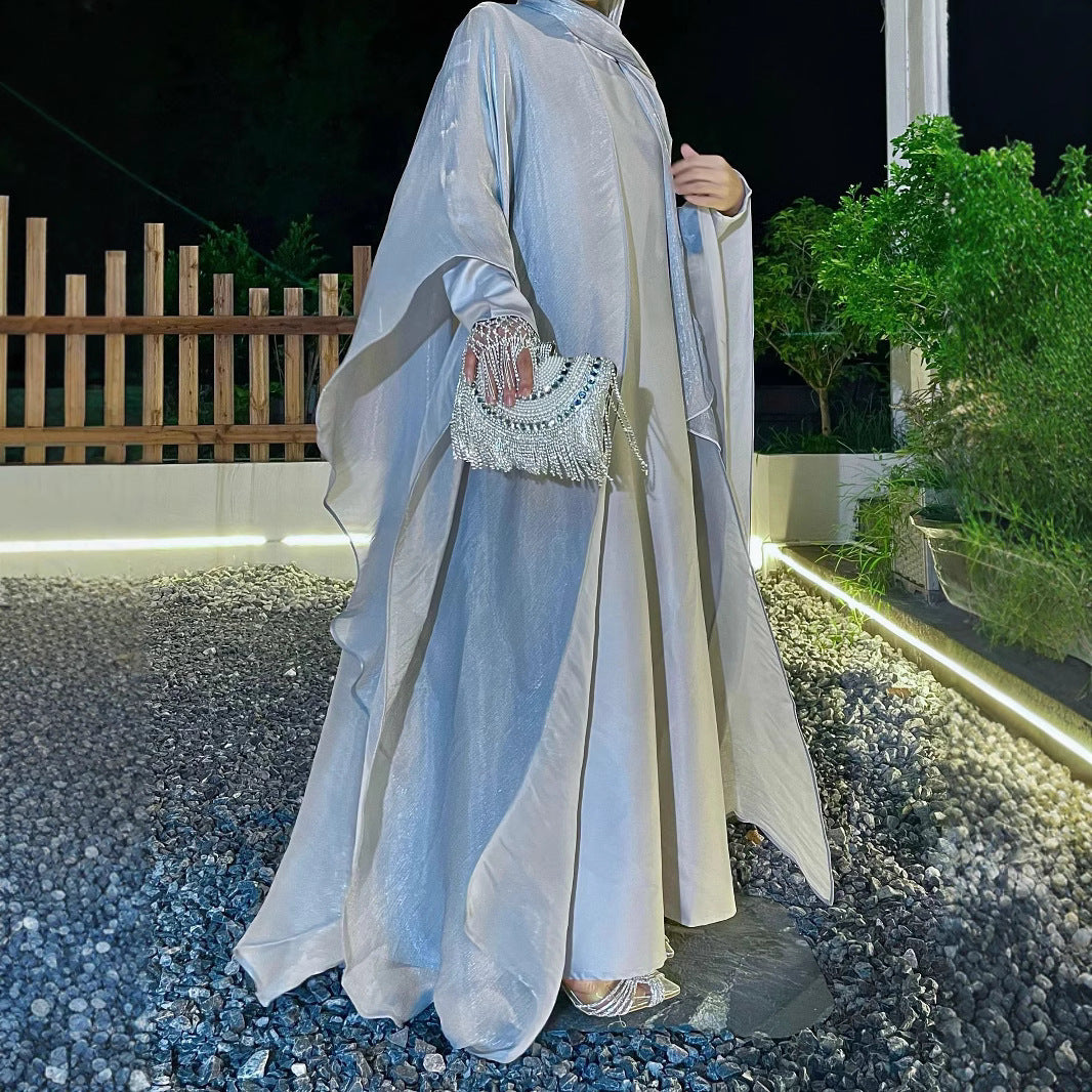 Solid Color Women's Suit Robe Dress