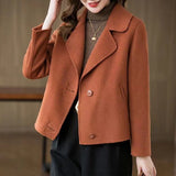 Fashion Personality Female Short Woolen Coat