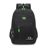 Men's Simple Solid Color Oxford Cloth Waterproof Backpack