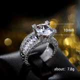 European And American Fashion Women's Copper Zircon Ring