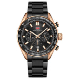 Men's Steel Belt Casual Quartz Watch Timing Business