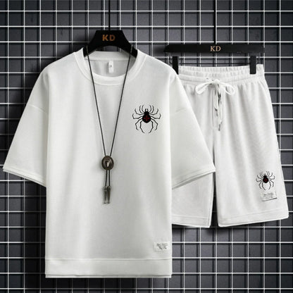 Men's 2-Piece Summer Sportswear Set - Shorts & Sweatshirt
