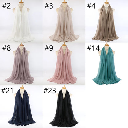 Big Size Crinkle Cotton Hijab