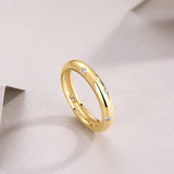 Starry Diamond Ring Wedding Ring Luxury Fashion Moissanite Silver Ring