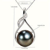 Tahiti Black Pearl Necklace Gift