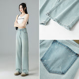 Mint Mambo Green Wide Leg Soft Jeans