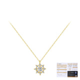 S925 Sterling Silver Snowflake Necklace