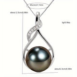 Tahiti Black Pearl Necklace Gift