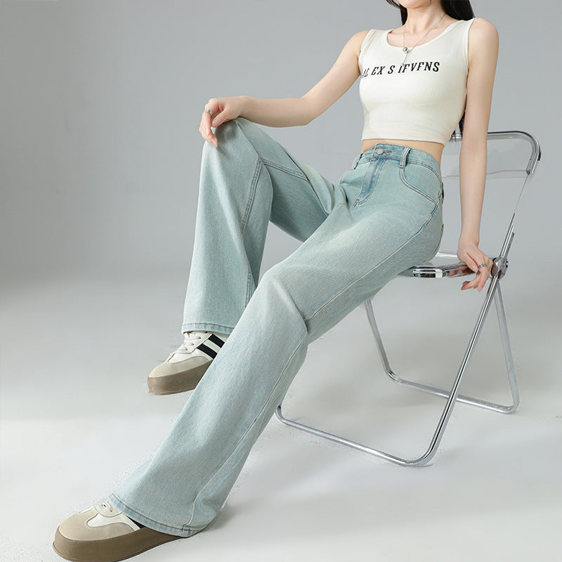 Mint Mambo Green Wide Leg Soft Jeans