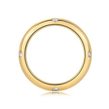 Starry Diamond Ring Wedding Ring Luxury Fashion Moissanite Silver Ring